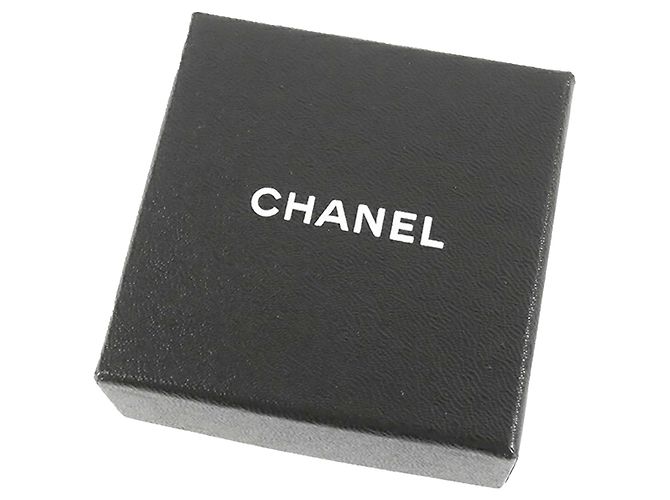 Brincos de pressão Chanel CC Gold Plated com gotas de pérolas falsas Dourado - vista 9