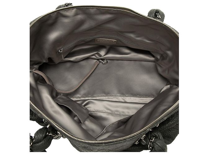 Borsa a tracolla Lady Braid in pelle di vitello nera Chanel Nero - vista 4