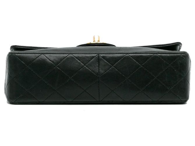 Borsa a tracolla Chanel in agnello trapuntato nero - vista 5