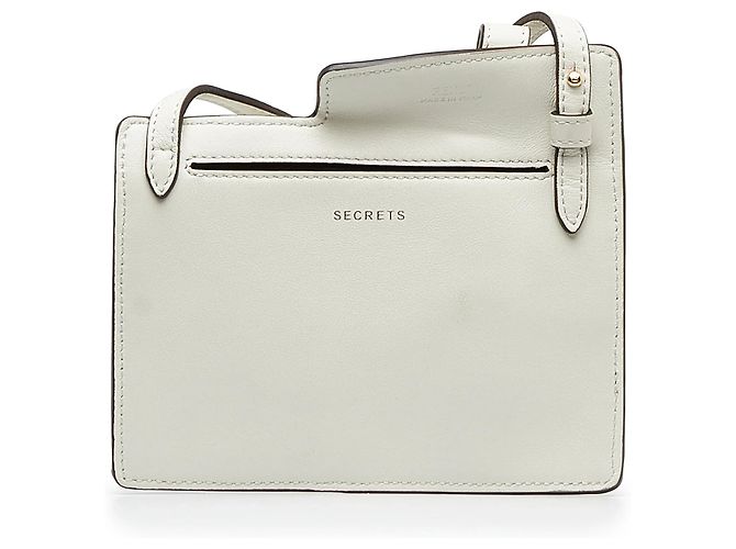 Borsa a tracolla Fendi Bustine Mini Century bianca Bianco - vista 3