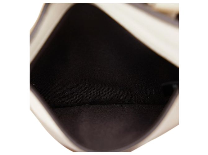 Borsa a tracolla Fendi Bustine Mini Century bianca Bianco - vista 5