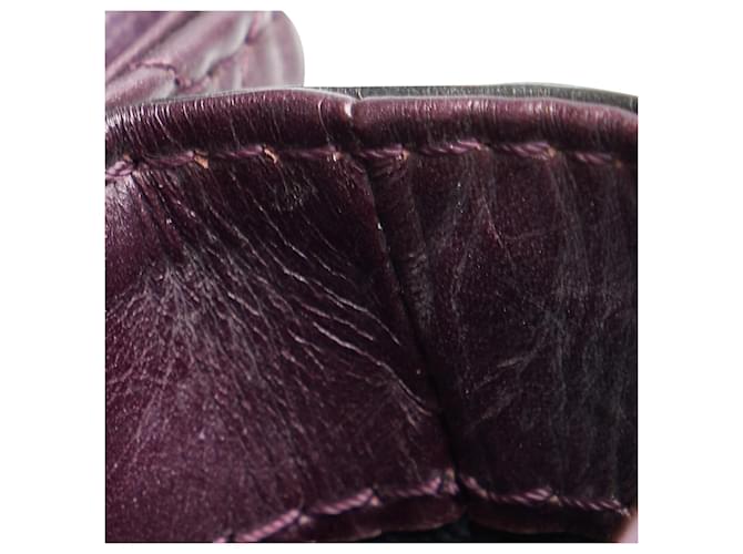 Borsa Chanel Glazed Matelasse Portobello Viola Porpora - vista 10