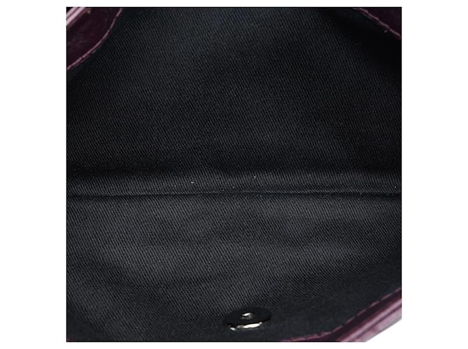 Borsa Chanel Glazed Matelasse Portobello Viola Porpora - vista 6