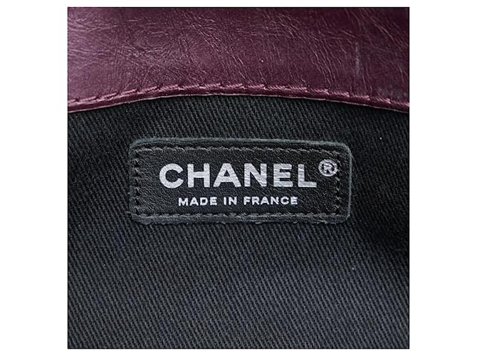 Borsa Chanel Glazed Matelasse Portobello Viola Porpora - vista 7