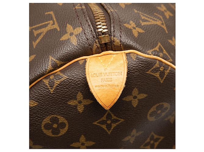 Borsa da viaggio Louis Vuitton Monogram Keepall 55 marrone - vista 5