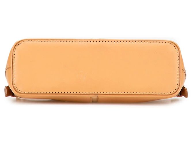 Borsa a tracolla in pelle color tan Burberry Cammello - vista 3