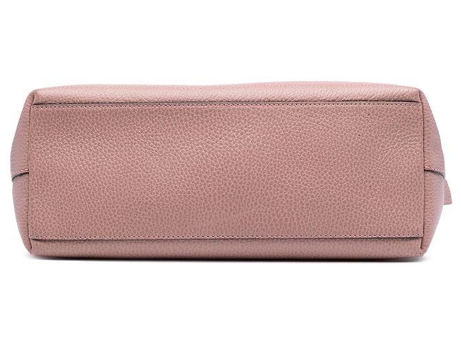 Borsa satchel Gucci Dollar in pelle di vitello GG rosa - vista 3