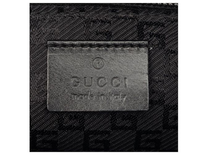 Borsa a tracolla in nylon nero Gucci - vista 5