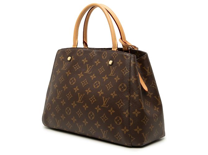 Borsa Louis Vuitton Monogram Montaigne MM marrone - vista 2