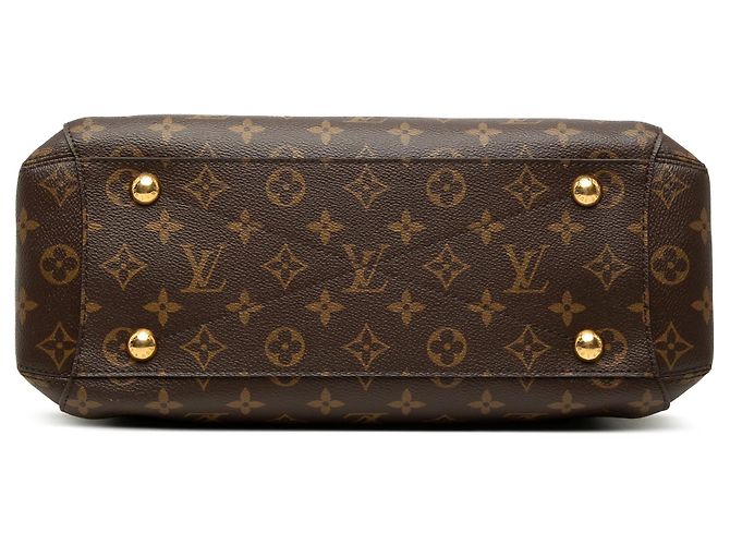 Borsa Louis Vuitton Monogram Montaigne MM marrone - vista 3