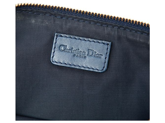 Borsa a tracolla Blue Dior Mini Diorissimo Canvas Saddle Pochette Dior - vista 5