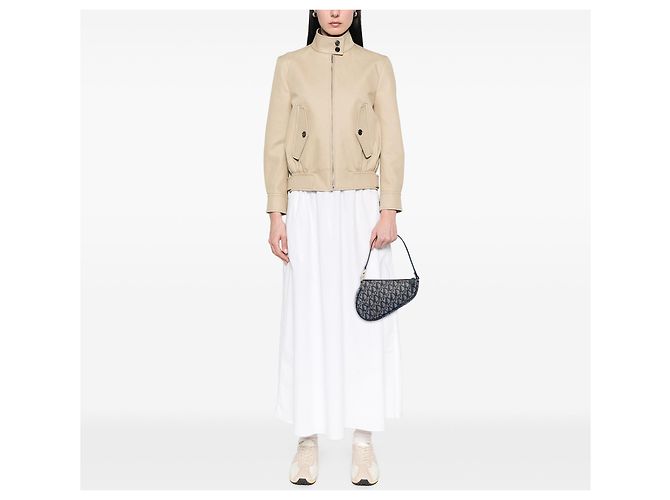 Borsa a tracolla Blue Dior Mini Diorissimo Canvas Saddle Pochette Dior - vista 6