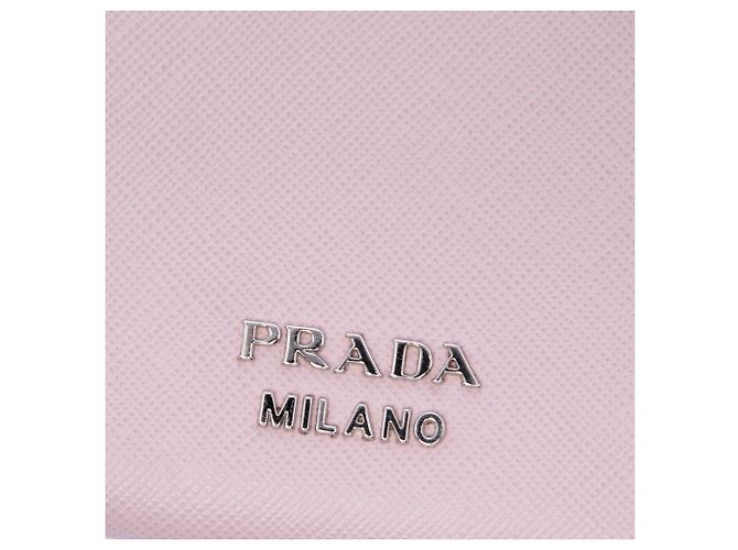 Clutch Prada Tricolor Saffiano rosa - vista 5