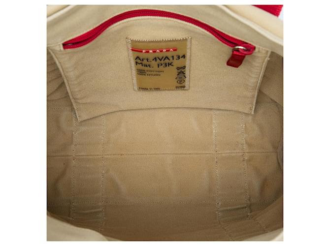 Tote Prada Canvas Sport marrone - vista 4
