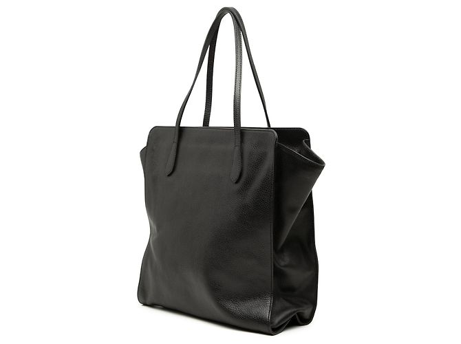 Borsa Tote Interlocking G in pelle di vitello Dollar nera Gucci Nero - vista 2