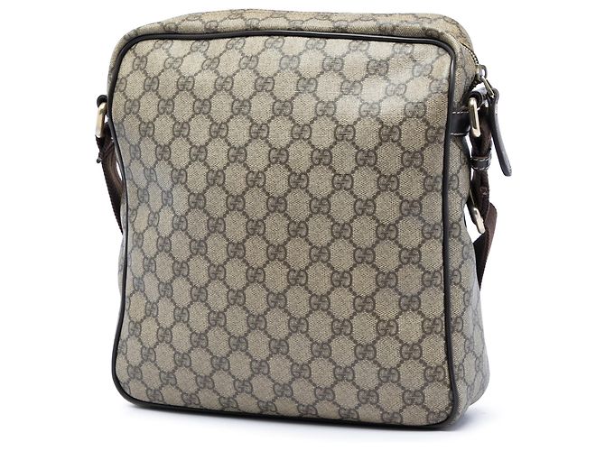 Borsa a tracolla Gucci GG Supreme beige - vista 2