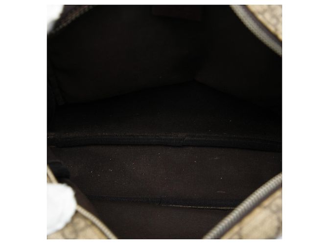 Borsa a tracolla Gucci GG Supreme beige - vista 4