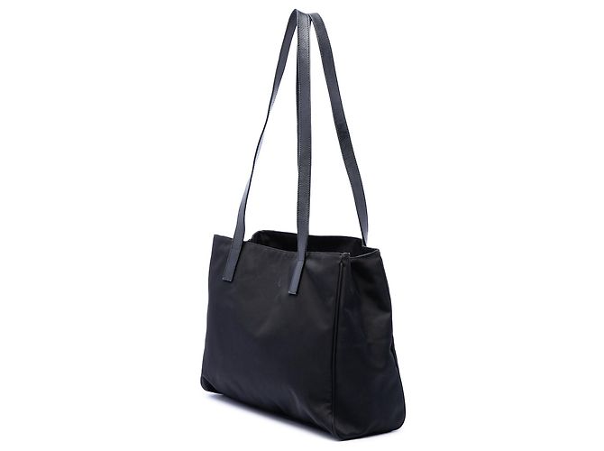 Tote in nylon FF nero Fendi - vista 2
