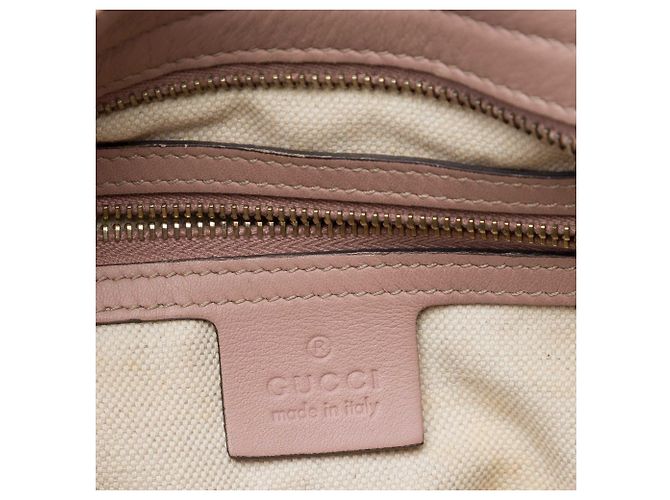 Borsa Gucci Small Guccissima Bree rosa - vista 5