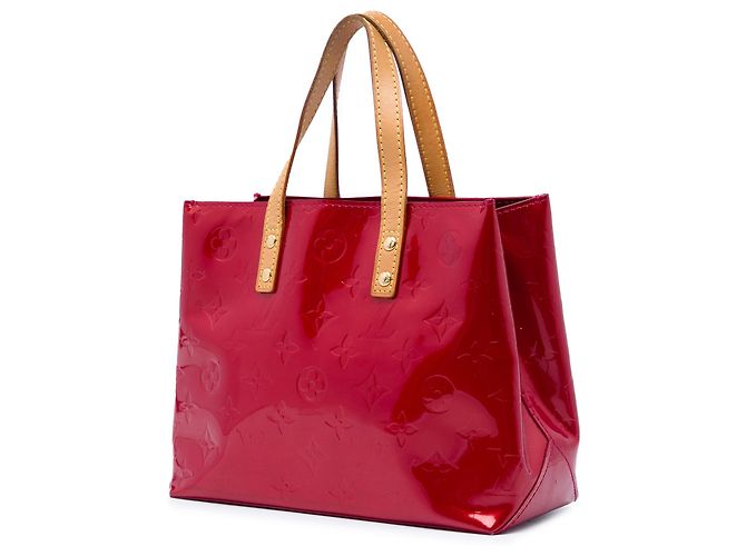 Borsa Louis Vuitton Monogram Vernis Reade PM rossa Rosso - vista 2