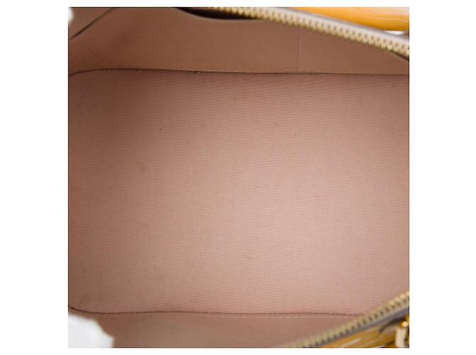 Borsa Louis Vuitton Monogram Vernis Alma PM Beige - vista 4