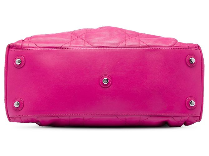 Tote Cannage Le Trente en piel de cordero rosa Dior - vista 3