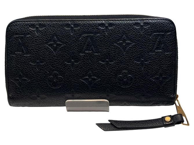 Louis Vuitton Zippy Wallet Long Monogram Empreinte Leder Schwarz - Ansicht 2