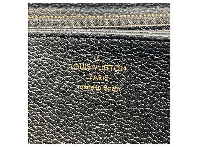 Louis Vuitton Zippy Wallet Long Monogram Empreinte Leder Schwarz - Ansicht 4