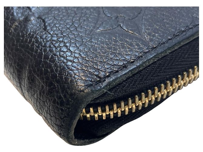 Louis Vuitton Zippy Wallet Long Monogram Empreinte Leder Schwarz - Ansicht 7