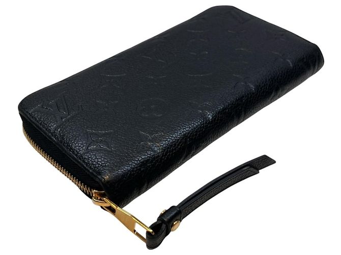 Louis Vuitton Zippy Wallet Long Monogram Empreinte Leder Schwarz - Ansicht 8