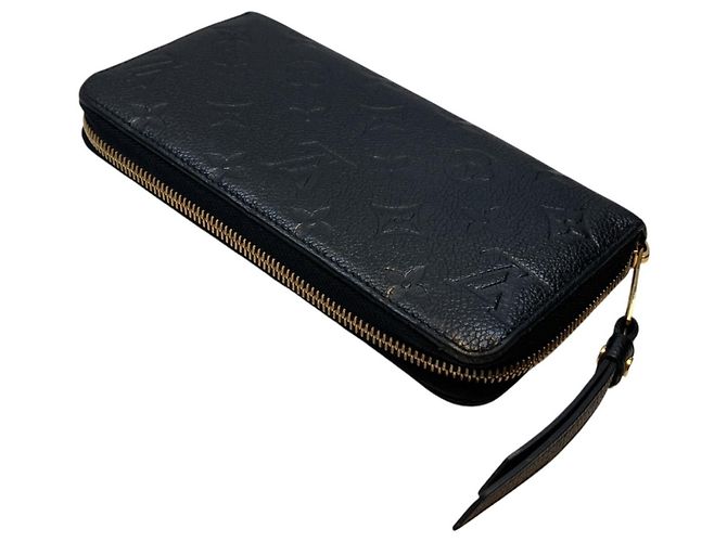 Louis Vuitton Zippy Wallet Long Monogram Empreinte Leder Schwarz - Ansicht 9