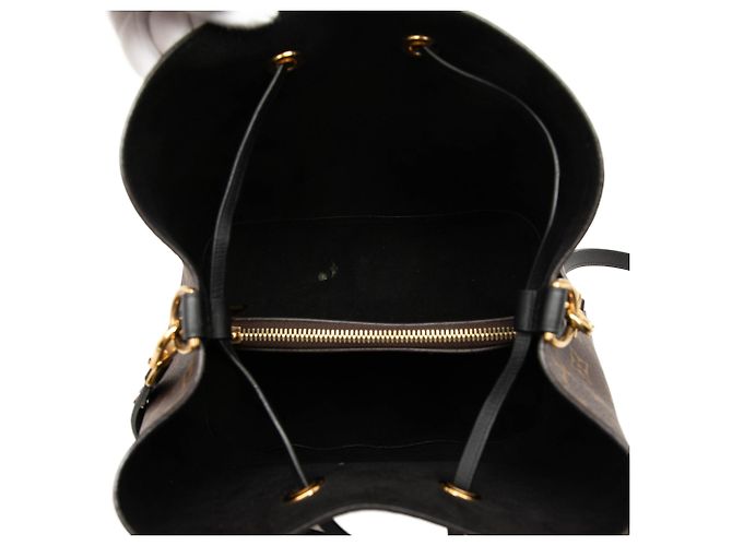 Borsa a secchiello Louis Vuitton Monogram Neonoe MM nera Nero - vista 4