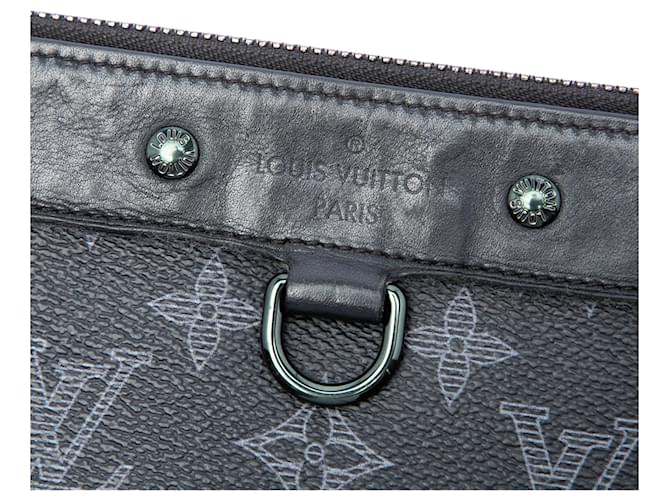 Pochette Louis Vuitton Monogram Eclipse Vivienne Apollo GM Nero - vista 5