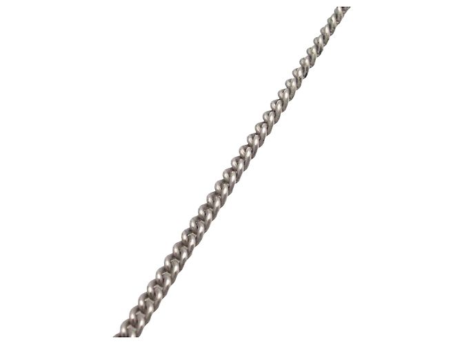 Collana con pendente Chanel CC in argento, ottone e resina con strass - vista 6