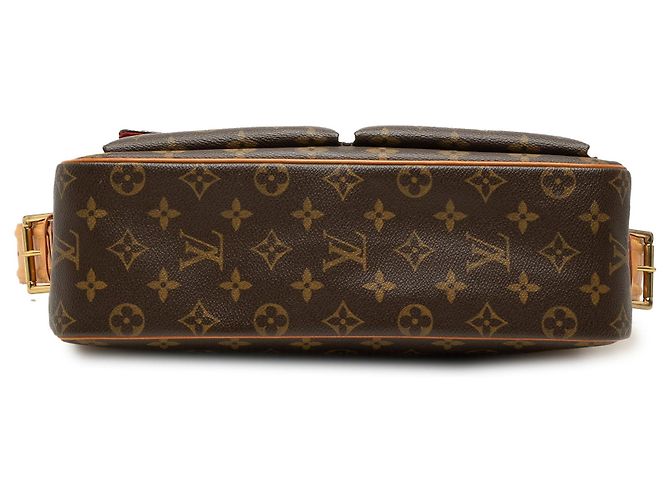 Borsa a tracolla Louis Vuitton Monogram Viva Cite GM marrone - vista 3