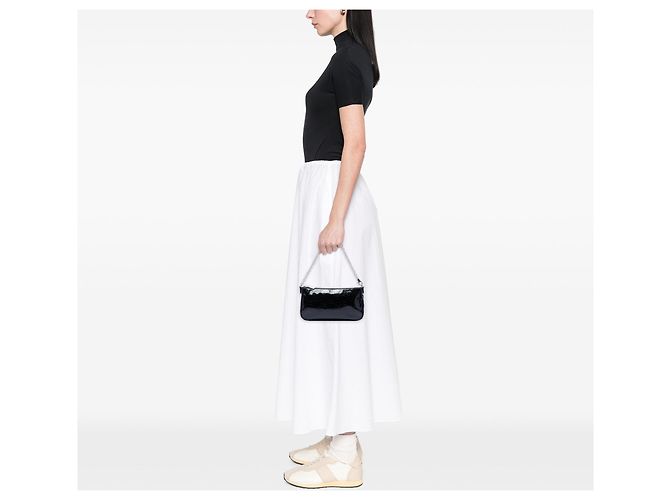Borsa a tracolla Diorissimo in vernice nera Dior Nero - vista 6