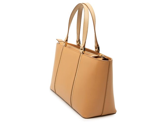Tote in pelle marrone Burberry - vista 2