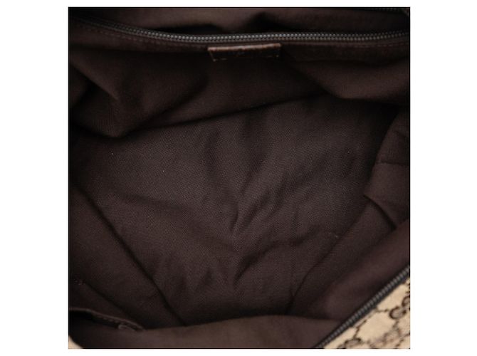 Borsa a tracolla Gucci GG Canvas Web beige - vista 4