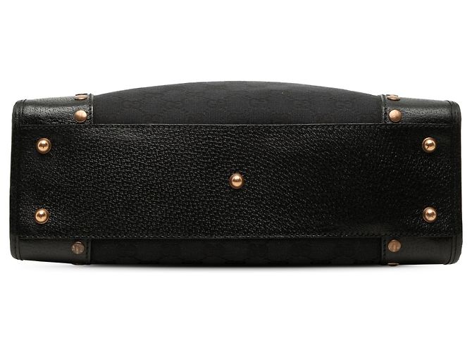 Tote Gucci GG Canvas Nailhead nero - vista 3