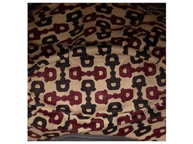 Tote Gucci Guccissima Abbey D Ring marrone - vista 4