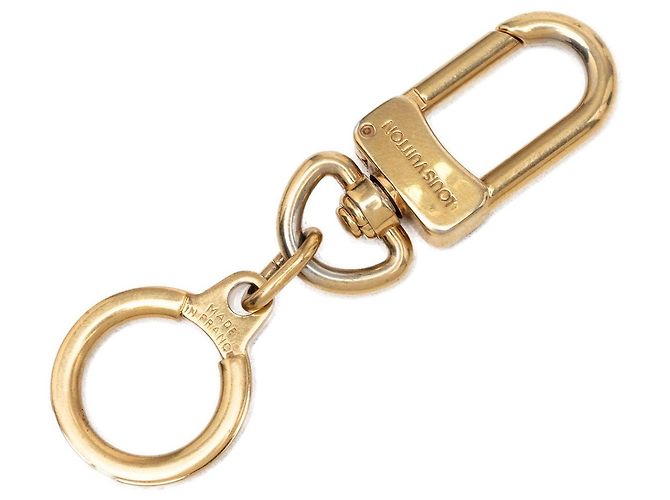 Gold Louis Vuitton Gold Plated Bolt Extender Schlüsselanhänger Golden - Ansicht 2