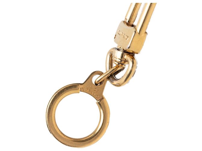 Gold Louis Vuitton Gold Plated Bolt Extender Schlüsselanhänger Golden - Ansicht 3