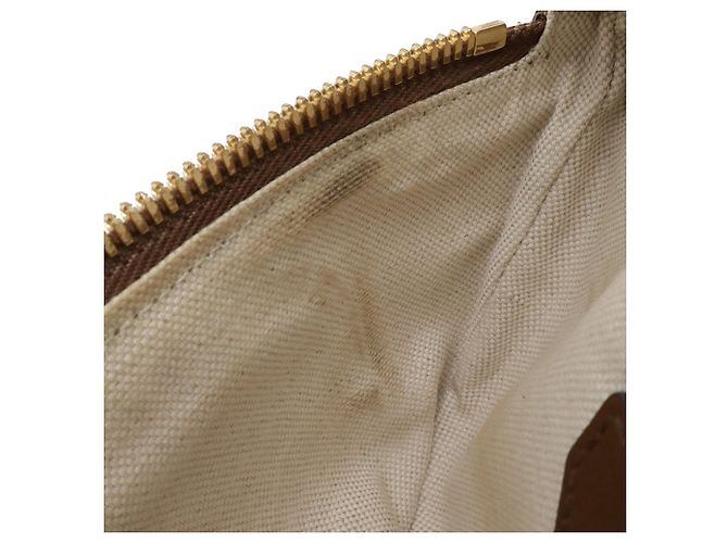 Borsa a tracolla Gucci GG Supreme Interlocking G beige - vista 5
