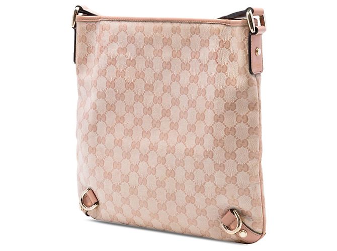 Borsa a tracolla Gucci GG Crystal Abbey D Ring rosa - vista 2