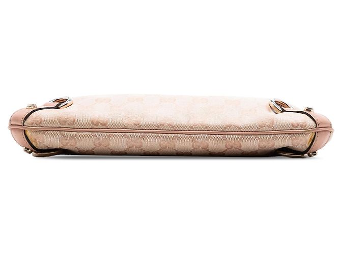 Borsa a tracolla Gucci GG Crystal Abbey D Ring rosa - vista 3