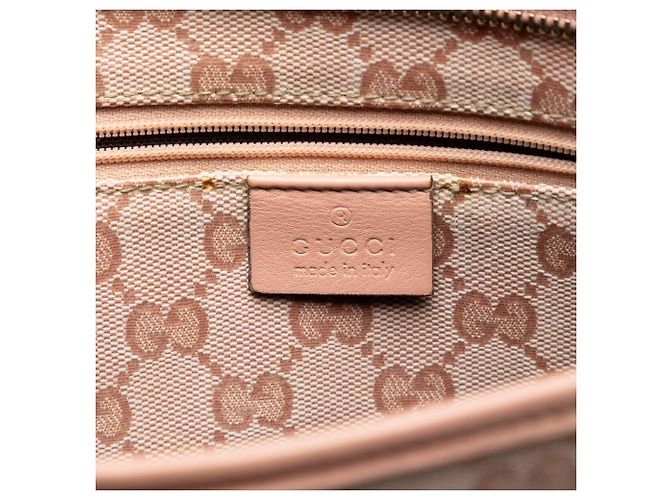 Borsa a tracolla Gucci GG Crystal Abbey D Ring rosa - vista 5