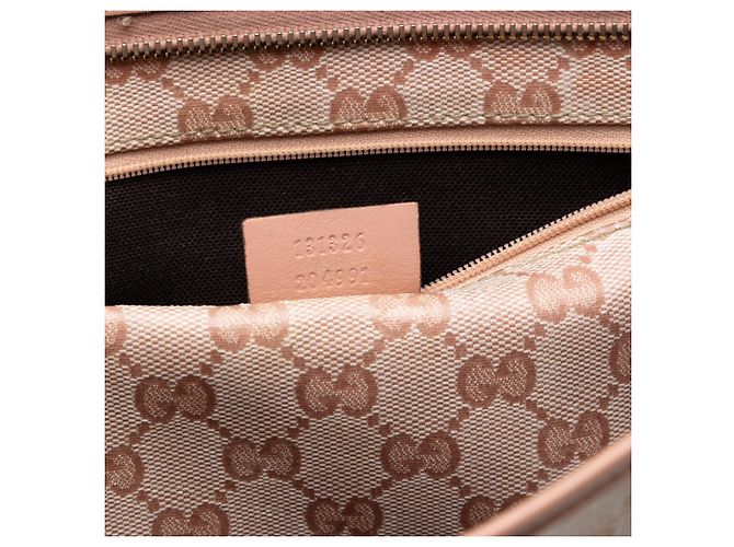Borsa a tracolla Gucci GG Crystal Abbey D Ring rosa - vista 6