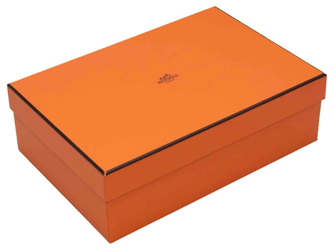Hermès Coprimano in legno e pelle Orange Hermes Arancione - vista 7