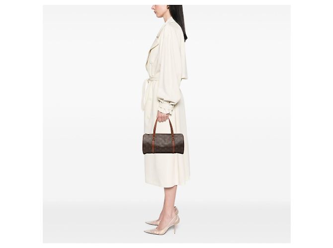 Borsa Louis Vuitton Monogram Papillon 30 marrone - vista 7