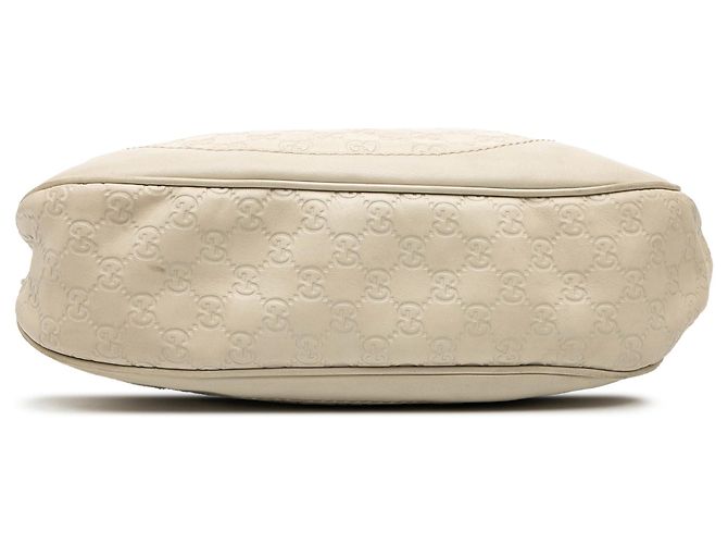 Borsa a tracolla bianca Gucci Guccissima Charlotte Bianco - vista 3